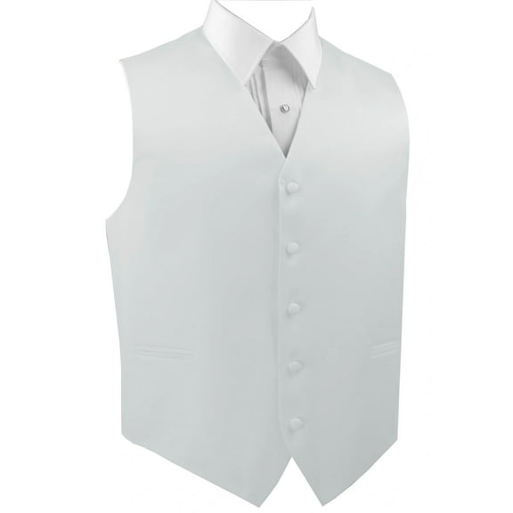 "BEST TUXEDO" Men's Formal, Wedding, Prom, Homecoming, Tuxedo Vest, in White