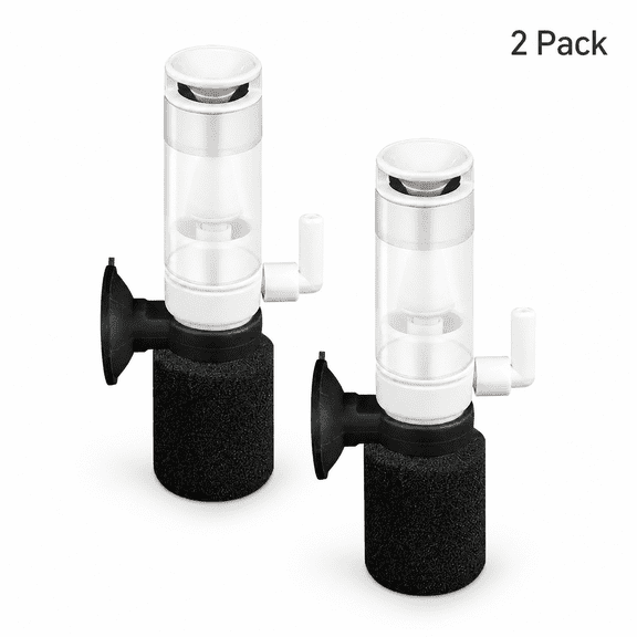 KSY Aquatics Mini Sponge Filter with Airline Tubing for Aquariums, 2 Pack