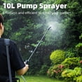 thumbnail image 2 of Deli 2.64-Gallon Handheld Pump Sprayer,Electric Sprayer for Lawn & Garden with Extended Spray Wand and Shoulder Strap, Pressure Relief Valve, 2 of 8