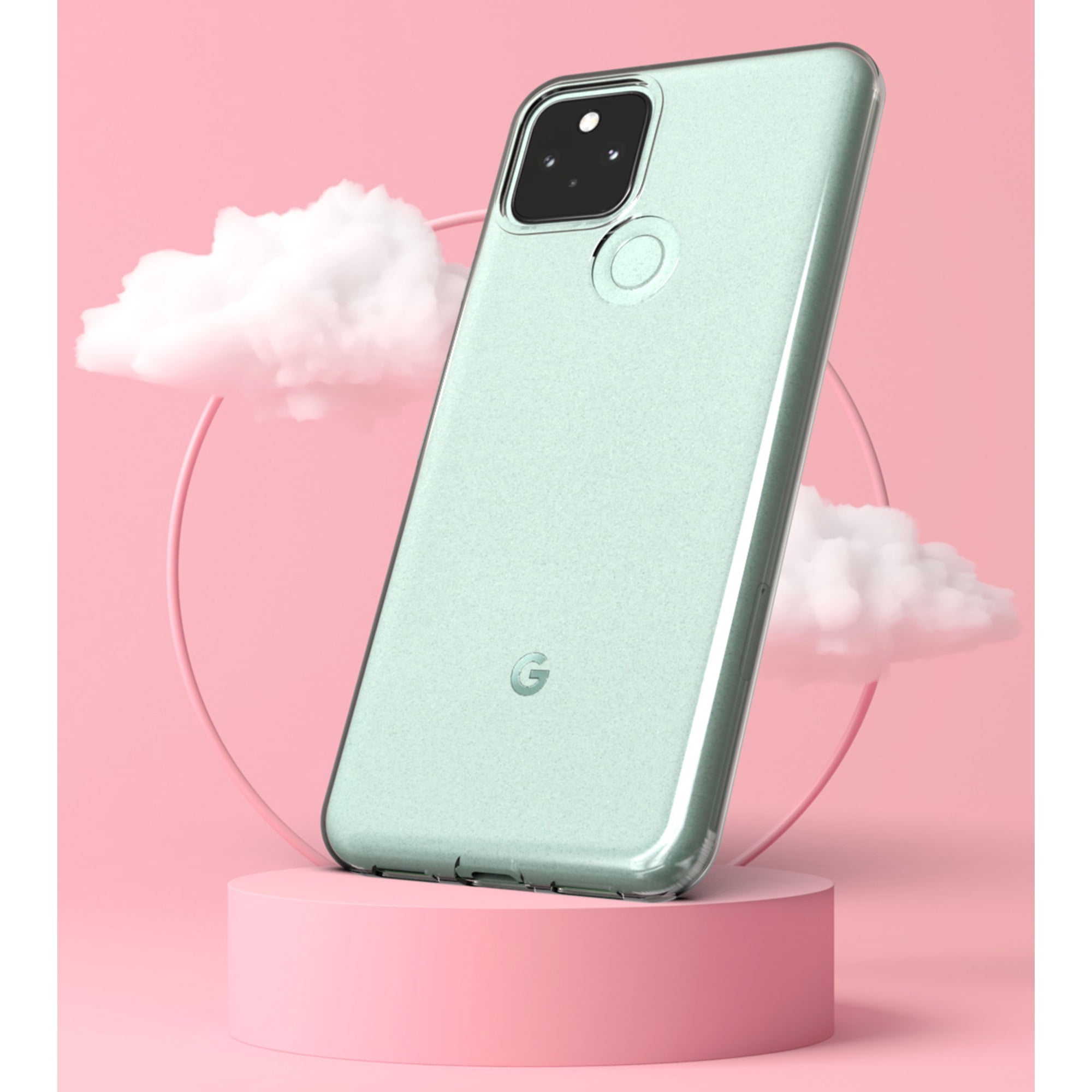 Softcase Google Pixel Bumper Case For Google Pixel 5, Clear