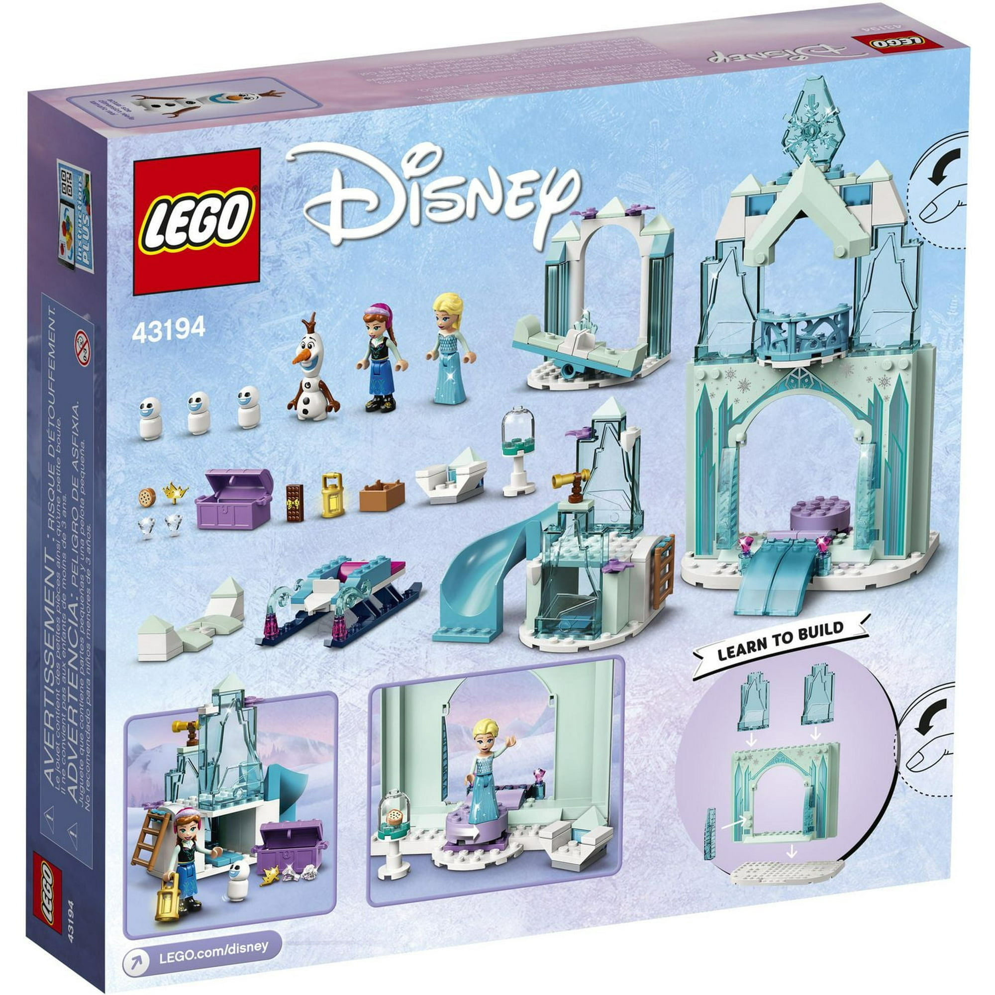 LEGO Disney Anna and Elsa’s Frozen Wonderland 43194 Toy Building Kit (154  Pieces)