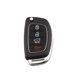 thumbnail image 2 of 2 Unids Durable Fob Caso De cubierta Cubierta Protectora Para  I30  5 Botones Negro Clave, DYNWAVEMX Cubierta de la caja de la llave del control remoto inteligente, 2 of 6