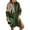 Army Green, variant on PRETTYGARDEN Women's Casual Pullover Sweatshirt Long Sleeve Split Hem Hoodie Dress with Kangaroo Pocket