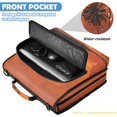 thumbnail image 6 of Zipper Binder with Shoulder Strap 2 inch 3 Ring Waterproof File Folder Organizer Bag 500 Sheet Magnificent Sunset Scene, 6 of 8