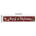 thumbnail image 3 of QTOCIO Christmas Decorations, Christmas Party Decorations Plaid Flag Pulling Festival Decoration Background Layout Christmas Decorations Flags Festival Decorations, 3 of 5