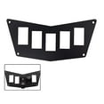 thumbnail image 2 of BUNKER INDUST Black Aluminum Dash Panel for Polaris RZR XP 900 800 S570 with 5 Switch Slotsï¼ŒRocker Switch Panel, 2 of 10