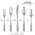 thumbnail image 4 of Cambridge Mercado Sand 20-Piece Stainless Steel Flatware Set (Service for 4), 4 of 8