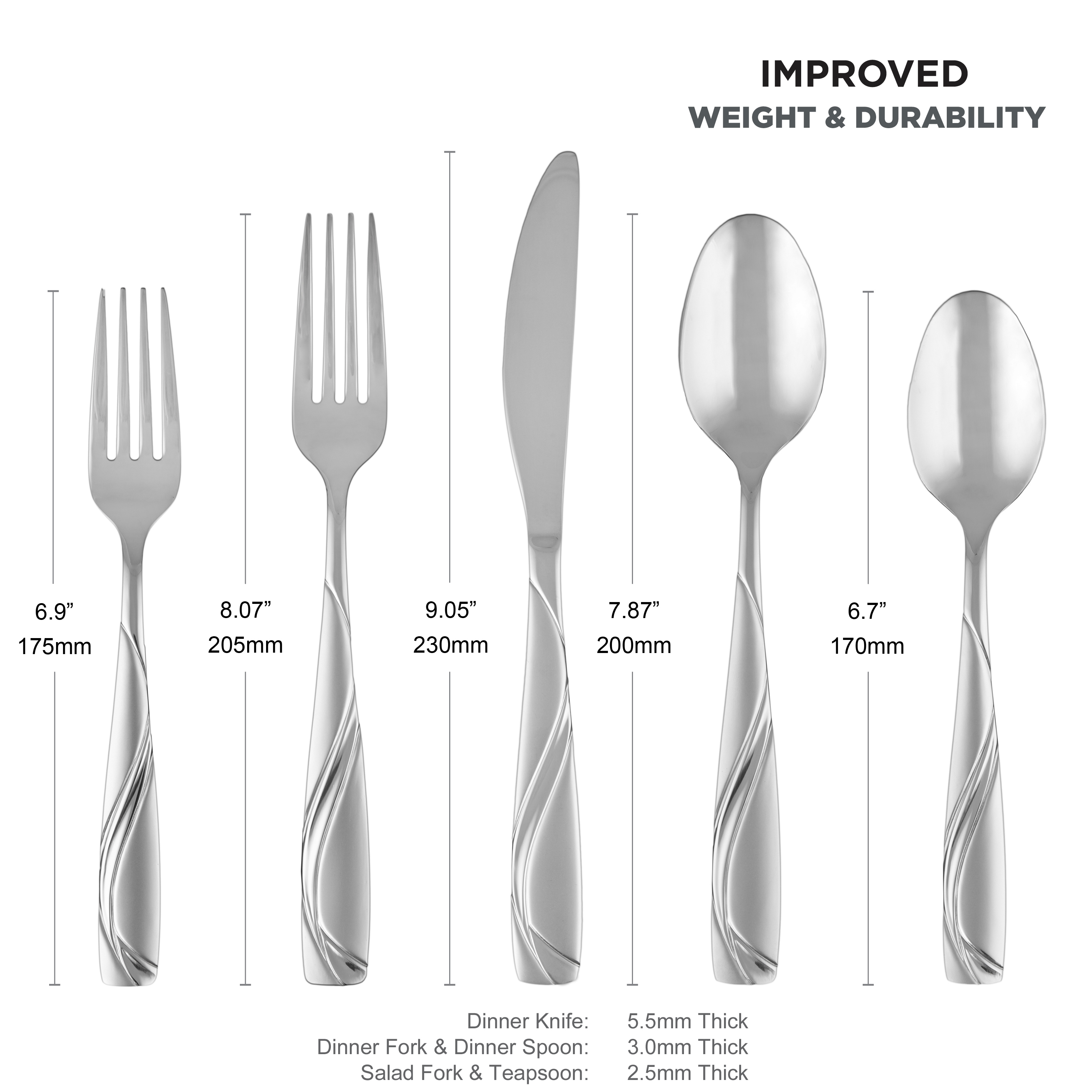 Cambridge Silversmiths Mercado Sand 20-Piece Flatware Set photo 4