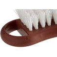 thumbnail image 5 of Soro Essentials- Plastic Cutting Board Brush Brown Color- Color Coded Brush Cutting Board Scrub Brush with Easy Grip and Hanging Loop for Drying Kitchen Essential Scrubbing Brush, 5 of 6