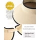 thumbnail image 5 of Sombrero con visera solar FURTALK para mujer, ala ancha, paja, UV UPF, 5 of 6
