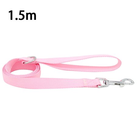 TureClos 47in Pet Walking Leash Outdoor Nylon Walking Rope Strap with Buckle Clip Pet Supplies