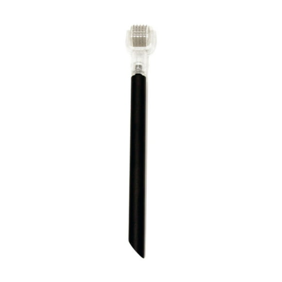 Rodillo para cejas, cuidado de la línea del cabello, cabezal reemplazable, microrodillo profesional, micropinzas para rostro, línea del cabello, barba y cuerpo Negro