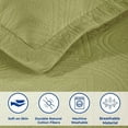 thumbnail image 2 of Superior Celtic Circle Cotton Bedspread and Sham Set, 2-Piece Decorative Breathable Bedspreads, Twin, Sweet Pea, 2 of 10