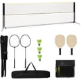 thumbnail image 1 of 17 FT Pickleball and Badminton Net Set - Portable Height Adjustable Net System for Tennis Volleyball and Backyard Games, 1 of 8