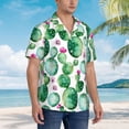 thumbnail image 5 of Daiia Cactus Plants Hawaiian Shirt for Men Gentle Cotton Regular Short Sleeve Casual-X-Large, 5 of 9