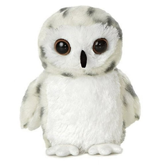Aurora Mini Flopsie 6" Snowy Owl,White