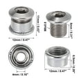 thumbnail image 4 of 5pcs Silver Tone Chainring Nuts Road Bike MTB Bicycle Chain Ring Bolts Nuts, 4 of 6