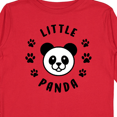 thumbnail image 4 of Inktastic Little Panda Boys or Girls Long Sleeve Toddler T-Shirt, 4 of 5