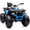 Blue, variant on Hikiddo 24V Kids ATV 4 Wheeler, 2-Seater Powered Ride on ATV Toy for Big Kids w/ Bluetooth, 400W Motor - Blue