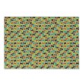 thumbnail image 1 of Colorful Cutting Board, Retro Hipster Fashion Geometrical Abstract Shapes in Different Colors Simple Tile, Decorative Tempered Glass Cutting and Serving Board, Small Size, Multicolor, by Ambesonne, 1 of 1
