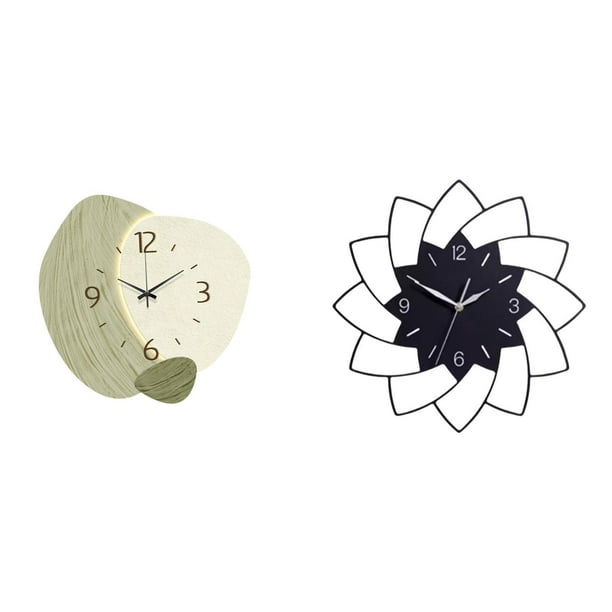 Reloj de pared,Reloj de pared silencioso Reloj de pared nórdico Decoración del hogar,Reloj de pared grande,Reloj de pared acrílico silencioso sin tictac,Reloj de pared grande para