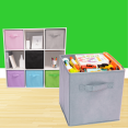 thumbnail image 4 of Purebryt Poubelle de Rangement Cube Pliable 6 Pièces, Gris Clair, 4 of 4