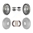 thumbnail image 1 of Transit Auto Front Rear Coated Disc Brake Rotors Ceramic Pads and Drum Kit for Car Ford Escape Mazda Tribute Mercury Mariner KGT-102564, 1 of 11