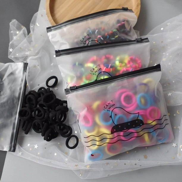 100 Pcs/Set Women Girls Colors Soft Scrunchies Elastic Hair Band Lady Lovely Solid Rubber Bands Female Hair Accessories10 He Qiyong unisex