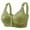 Green, variant on Women’s Traditional Molded Cup Bra for Seniors – Fixed One-Piece Seamless Bra, Smooth Jacquard Pattern with Side Support Rose Gold 40
