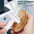 thumbnail image 5 of Scheam 2 Pcs Hair Brush Cleaning Tool,Travel Portable Brush Cleaner,2-In-1 Hair & Dust Remover,High-hardness Bristles Comb Cleaner,for Home, Hair Salon and Other Places Use (Gray), 5 of 7