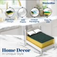 thumbnail image 4 of czcpp-Dreams Sponge Holder - Bed Shape Design Plastic Dish Sponge Holder for Kitchen Sink, Fits Any Standard Size Scrubby - Sink Organizer, Decor, and Unique Gift Idea - Sponge Included, 4 of 4