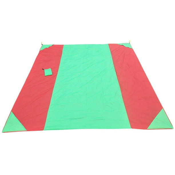 Esterilla de Playa Hot6sl Sin Arena Manta Picnic Exteriores 106 X 83 Pulgadas