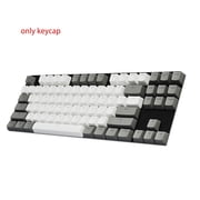 Mini Keyboard Wired Bluetooth-compatible Wireless Dual Mode 87 for Key RGB Mechanical Keyboard Kailh BOX Switch For Tabl