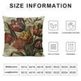 thumbnail image 5 of Awypu Vintage Tulip Flower Daisy Flower Sunflower Throw Pillow Cover, Decorative Pillowcase Cushion Cover For Sofa Couch Bed,Home Bedroom Living Room Decor,Gift For Flower Lovers Women Girls, 5 of 5