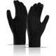 thumbnail image 1 of CARBONLIKE Guantes cálidos de invierno unisex de punto. Vellón engrosado Pu?os elásticos Guantes para smartphone Vellón LingWen 8390606991508, 1 of 1