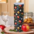 thumbnail image 2 of Pioneer Flower Floral Print Pattern 20oz Skinny Tumbler with Straw & Lid, Double Wall Vacuum Insulated Cup, Leak-Proof, Cup Holder Friendly, Hot 6H Cold 12H, 2 of 6