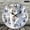 12x12in, variant on Patifu Silent Non Ticking Round Wall Clock, Winged White Tiger in the Snow Print, Wall Decor for Linving Room, Lobby Corridor Dining Room Bedroom Office Classroom