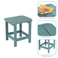 thumbnail image 4 of CHYVARY Outdoor Side Table, Adirondack Coffee Table Made of All-Weather Poly Lumber for Patio, Beach, Garden and Deck,Lake Blue, 4 of 6