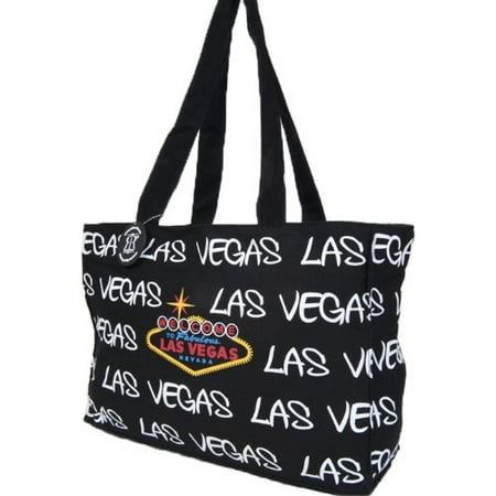 Robin Ruth Las Vegas Bag Black Canvas Per Beach Robin Ruth Las Vegas Bag Black Canvas Per Beach Casual Travel Tote