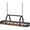 Rustic Brown and Black, variant on Hanging Pot Rack, Pot Hanger for Kitchen, Ceiling Mounted Pot Holder, Cookware Organizer with 24 S-Shaped Hooks, for Pot, Pan Storage, Space-Saving, Rustic Brown and Black