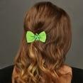 thumbnail image 2 of Unique Bargains 3 Pcs Duckbill Clip Fashion Irish Festival Hair Clip for Women Green, 2 of 5