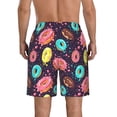thumbnail image 3 of Kdxio Donuts1 Pattern Mens Casual Shorts - Drawstring Summer Beach Sports Shorts for Men, 3 of 9