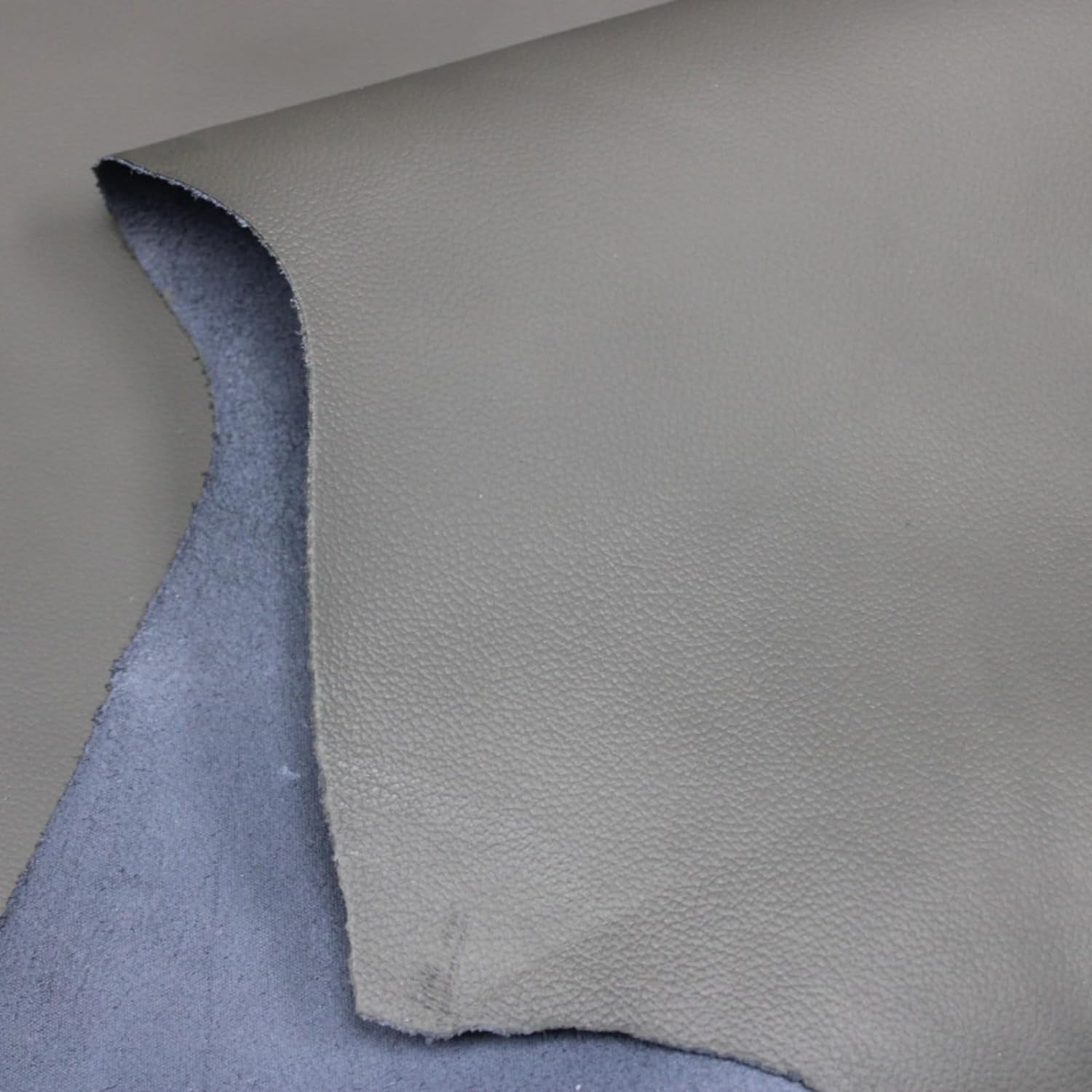 ArtisanCowhides Soft Natural Grain Cowhide Nappa Leather Sheets for Crafts Projects– Gray 40 SqFt -  3.0 - 3.5 oz (1.0 to 1.2mm)