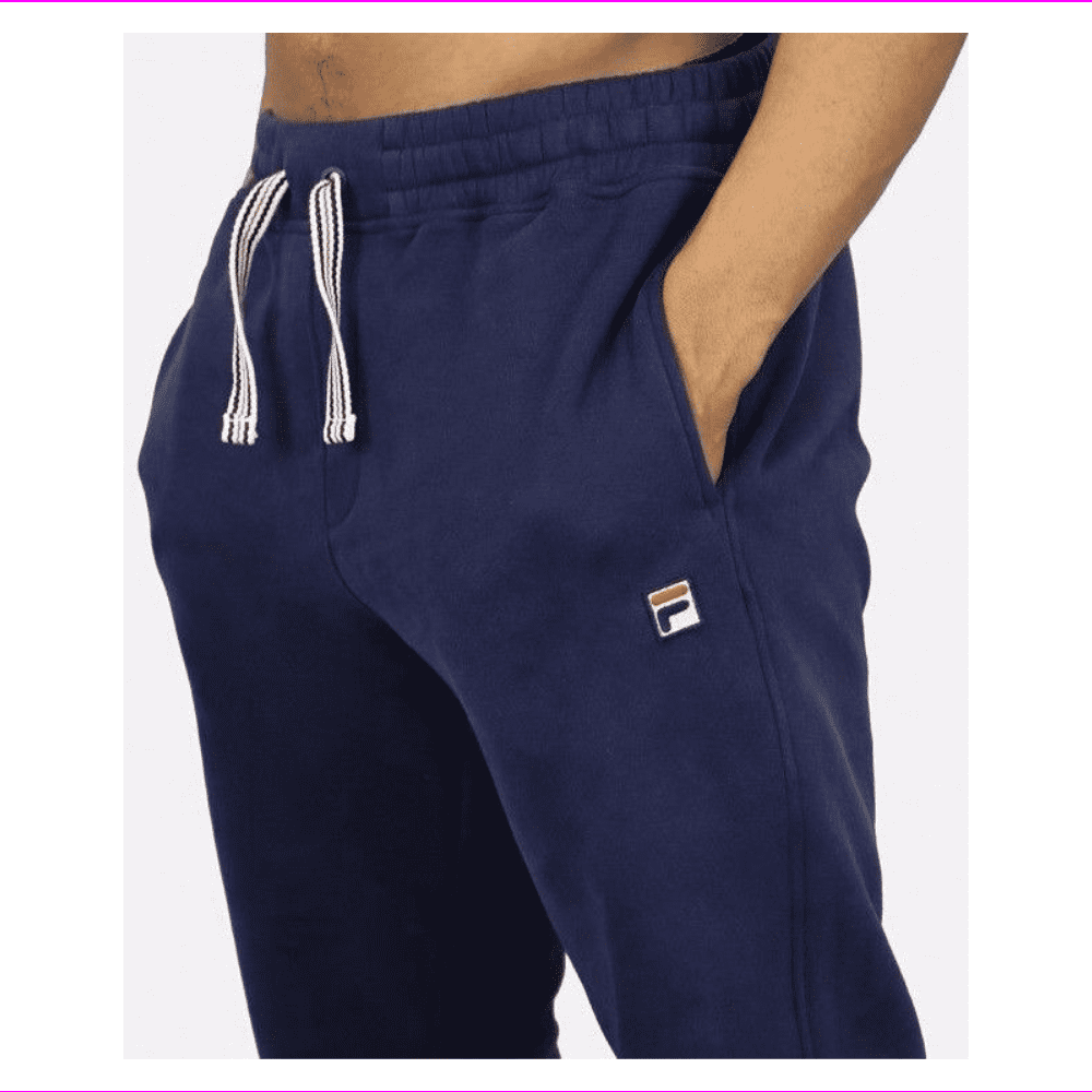 Fila Mens' Fleece Jogger Pant Drawstring Joanne M/Navy - Walmart.com