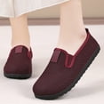 thumbnail image 5 of Domuza Women's Breathable Mesh Slip-On Walking Shoes, Lightweight Non-Slip Soft Sole Comfort Sneakers, Casual Footwear for Daily Walking, Indoor & Outdoor Activities Red 5.5（EU-36）, 5 of 5