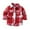 Red, variant on Boys Shirts Coat Jacket Plaid Long Sleeve Lapel Button Outwear Boys Rugby Shirt,Yellow,70