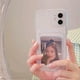 thumbnail image 3 of listo stock carcasa para iphone 13 12 11 pro max 13 12 mini se2020 x xr xs max 8 7 6 6s plus paquete de tarjeta transparente poner fotos caso del teléfono anti-caída cubierta protectora, 3 of 4