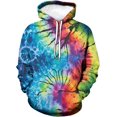 thumbnail image 1 of AIR-Creative Tie Dye Pattern Hoodies Colorful Hoodies Sweatshirt Pullover, 1 of 4