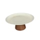 thumbnail image 2 of Frutero con pedestal para servir en la sala de estar, la cocina y la oficina. Plato blanco, 2 of 9