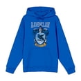 thumbnail image 4 of Harry Potter Ravenclaw Crest Long Sleeve Unisex Adult Hooded Sweatshirt-3XL, 4 of 7